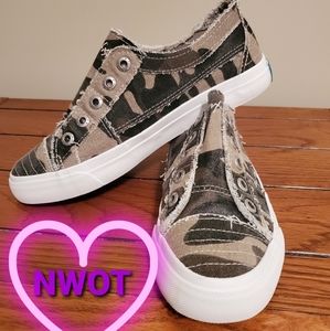 Camo Blowfish Malibu Slip On Shoes